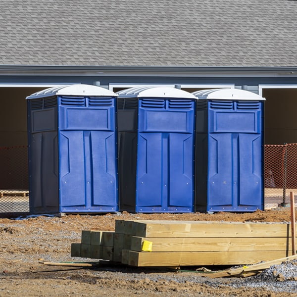 how can i report damages or issues with the porta potties during my rental period in Ottawa Hills